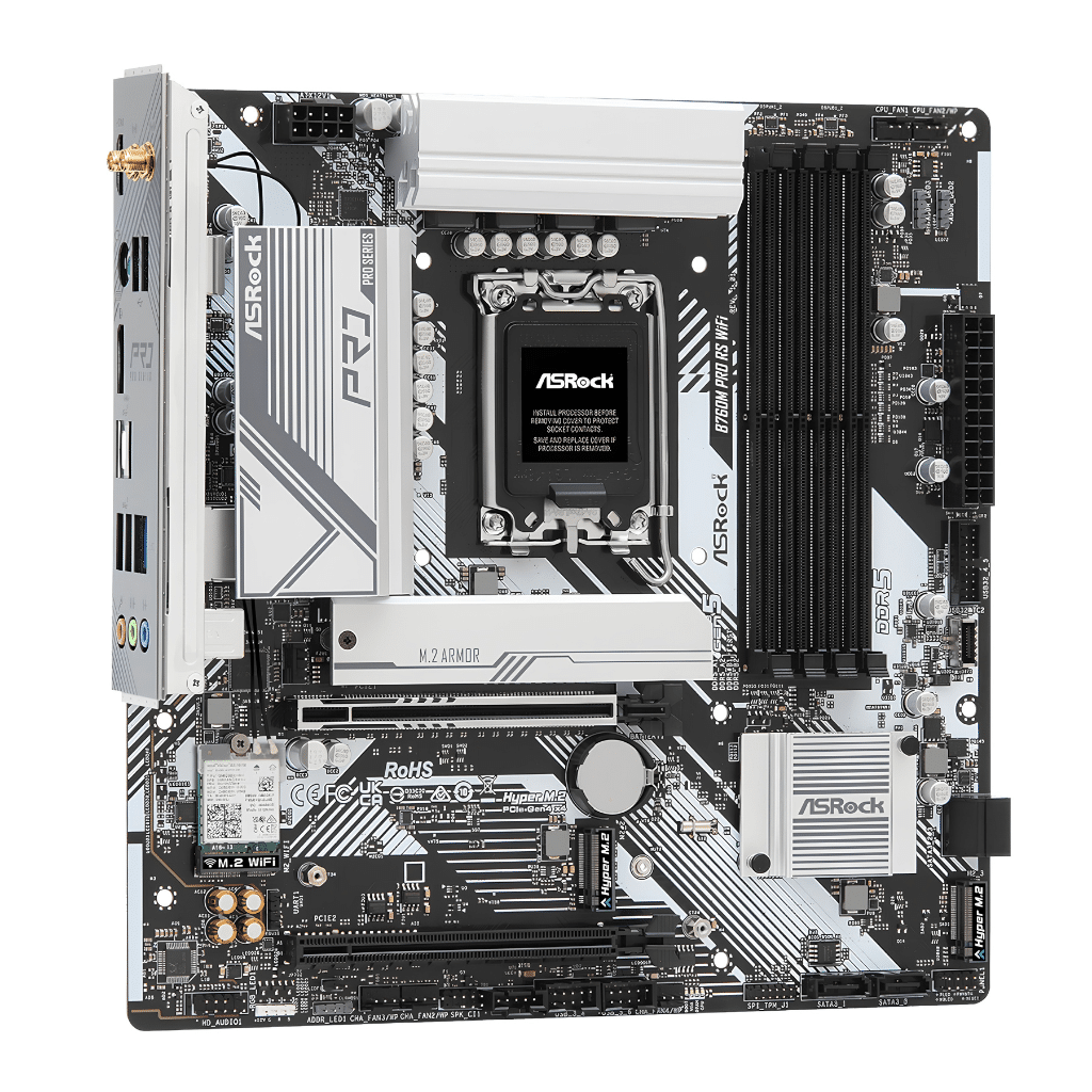 Asrock - B760M Pro Rs - Motherboard 3 Dict - Asrock - B760M Pro Rs - Motherboard - 03